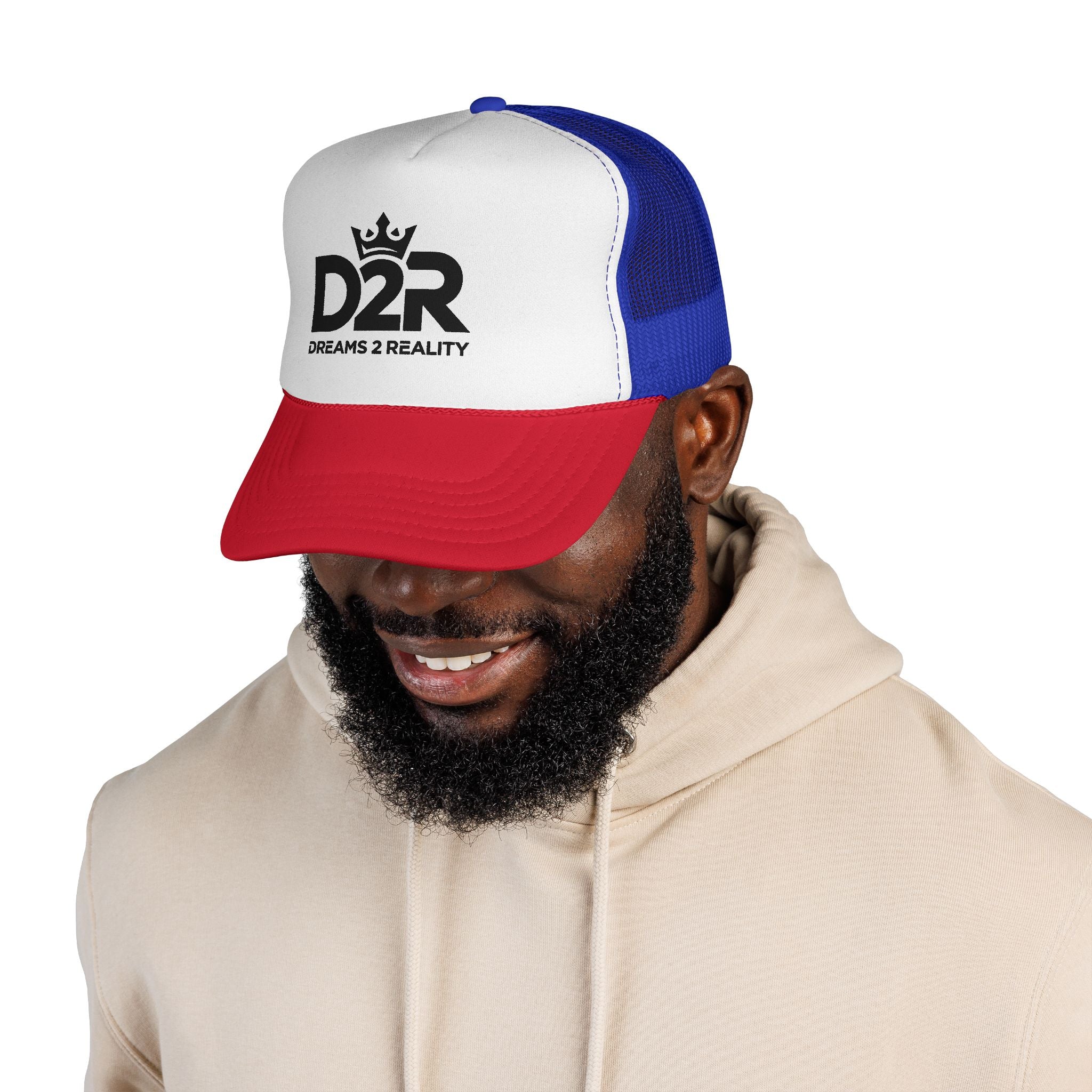 D2R Logo Trucker Hat — Mesh Back