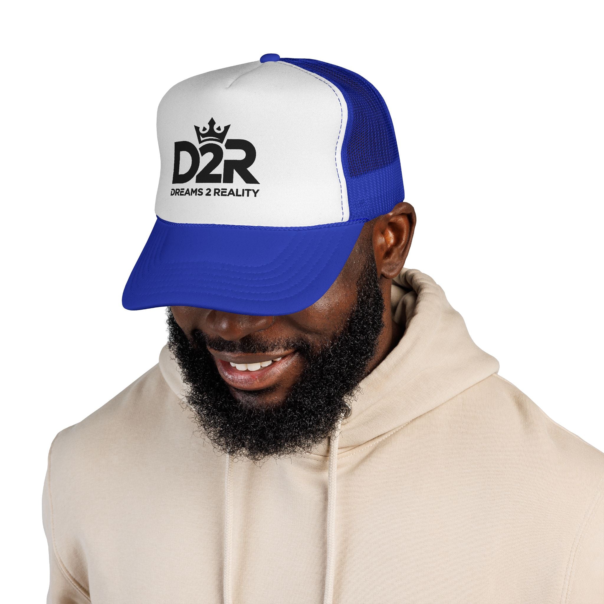 D2R Logo Trucker Hat — Mesh Back