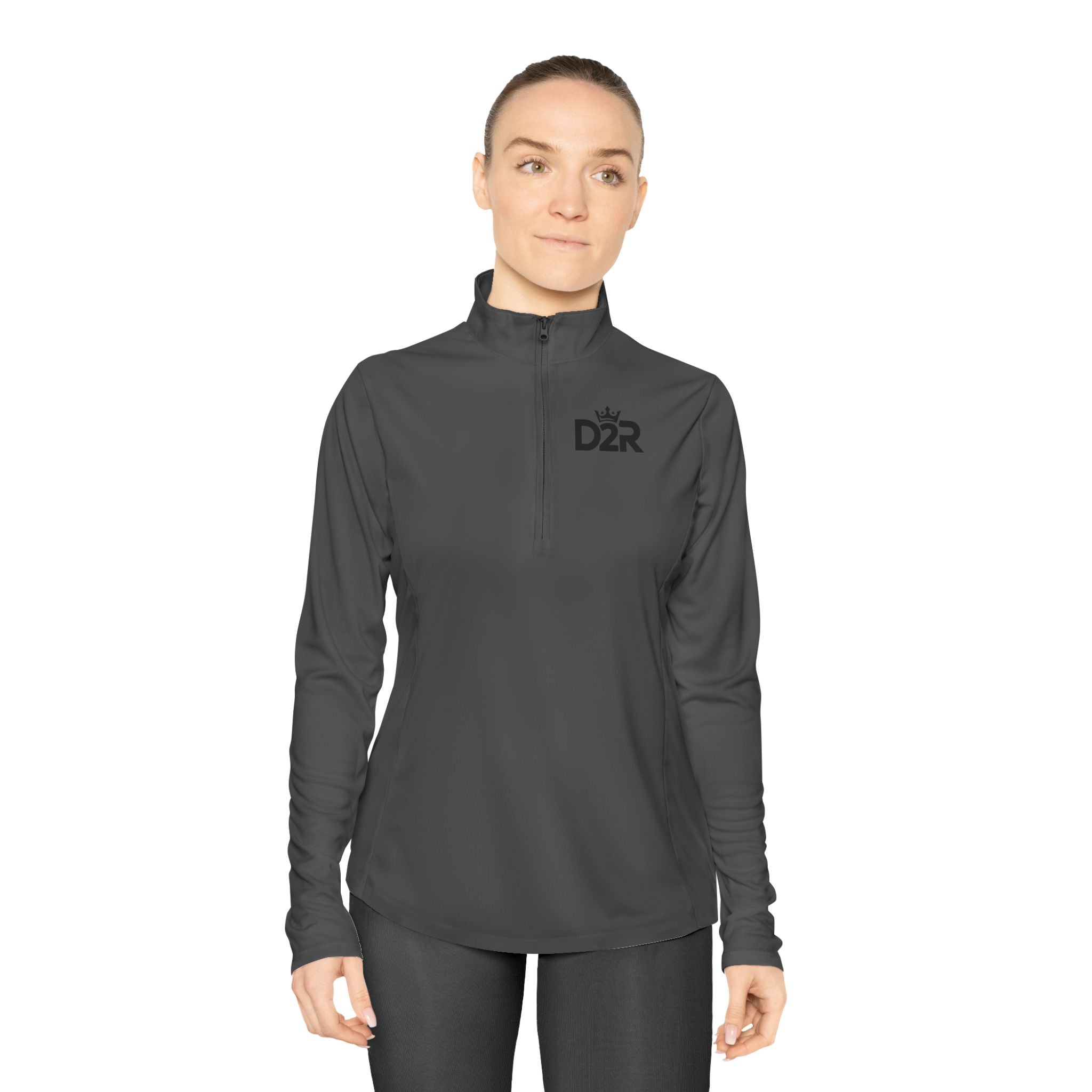 Ladies Quarter-Zip Pullover — D2R