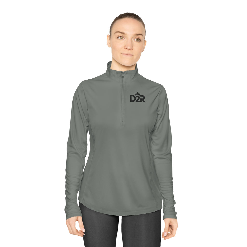 Ladies Quarter-Zip Pullover — D2R