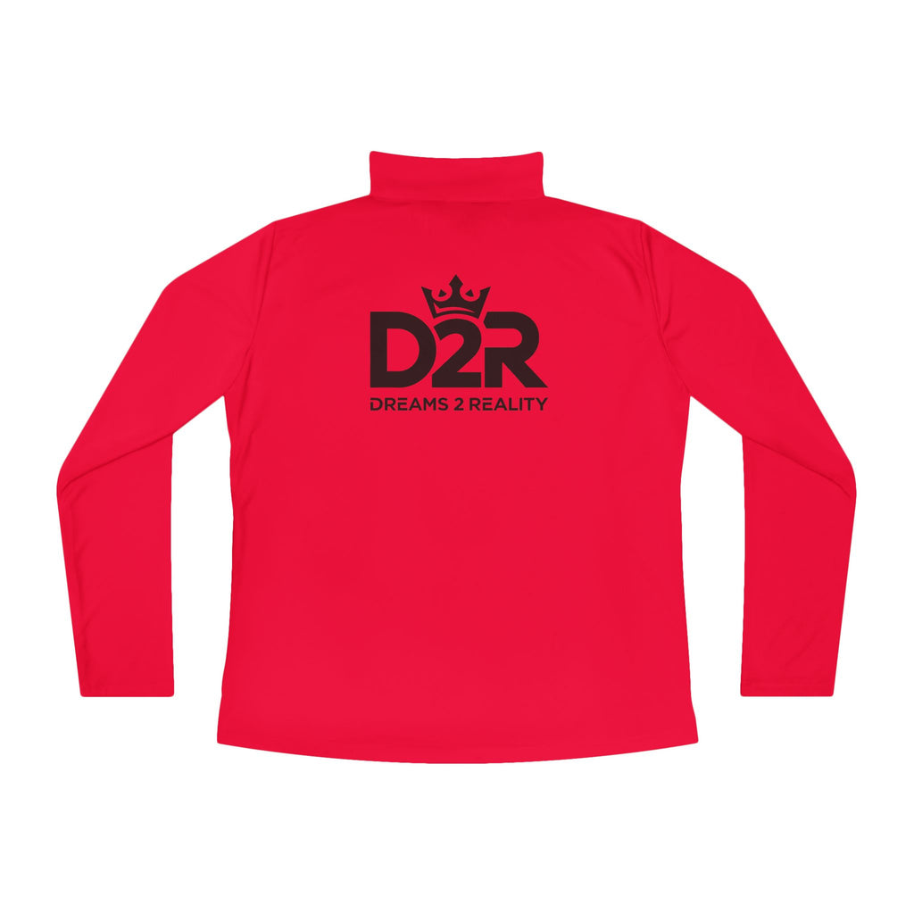 Ladies Quarter-Zip Pullover — D2R