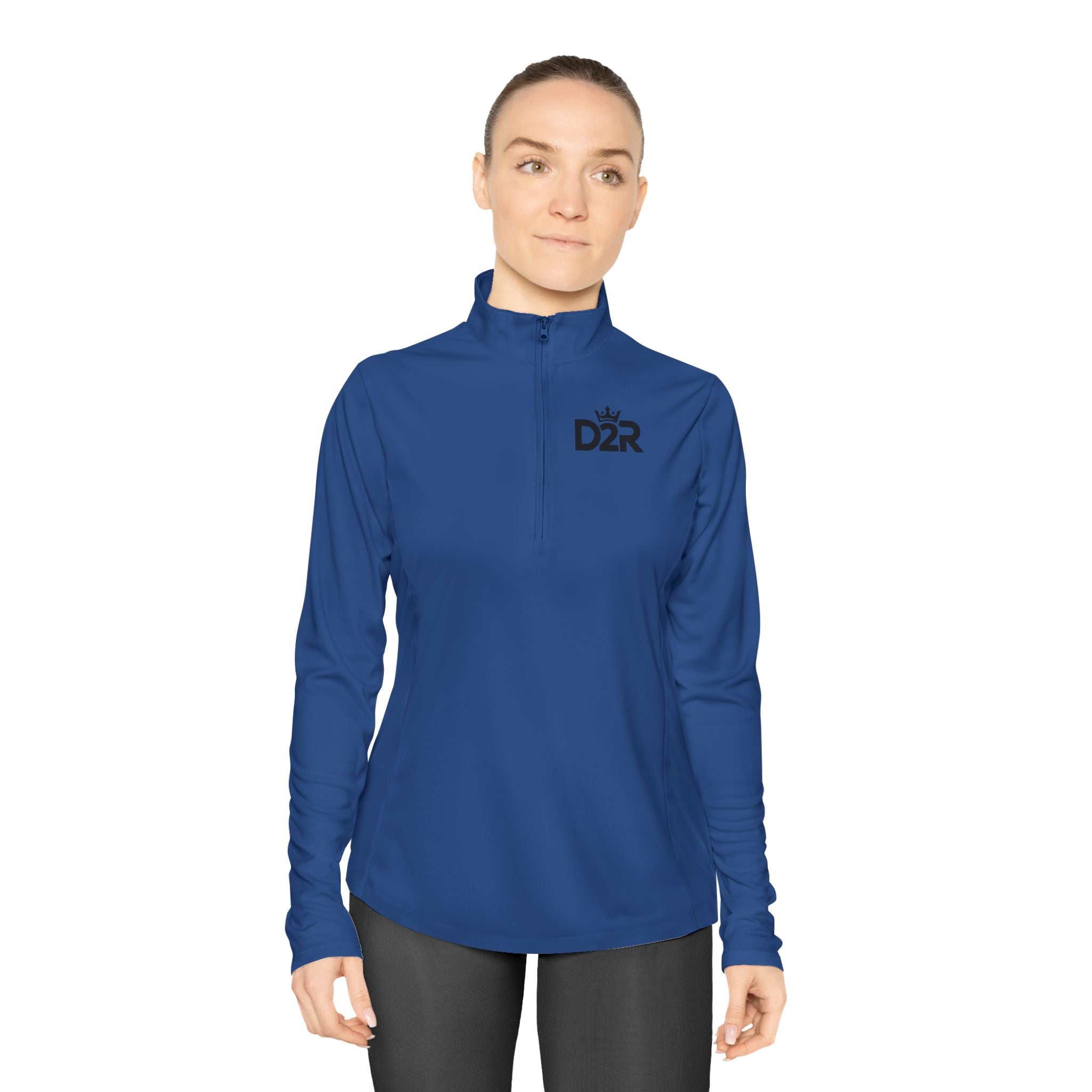Ladies Quarter-Zip Pullover — D2R