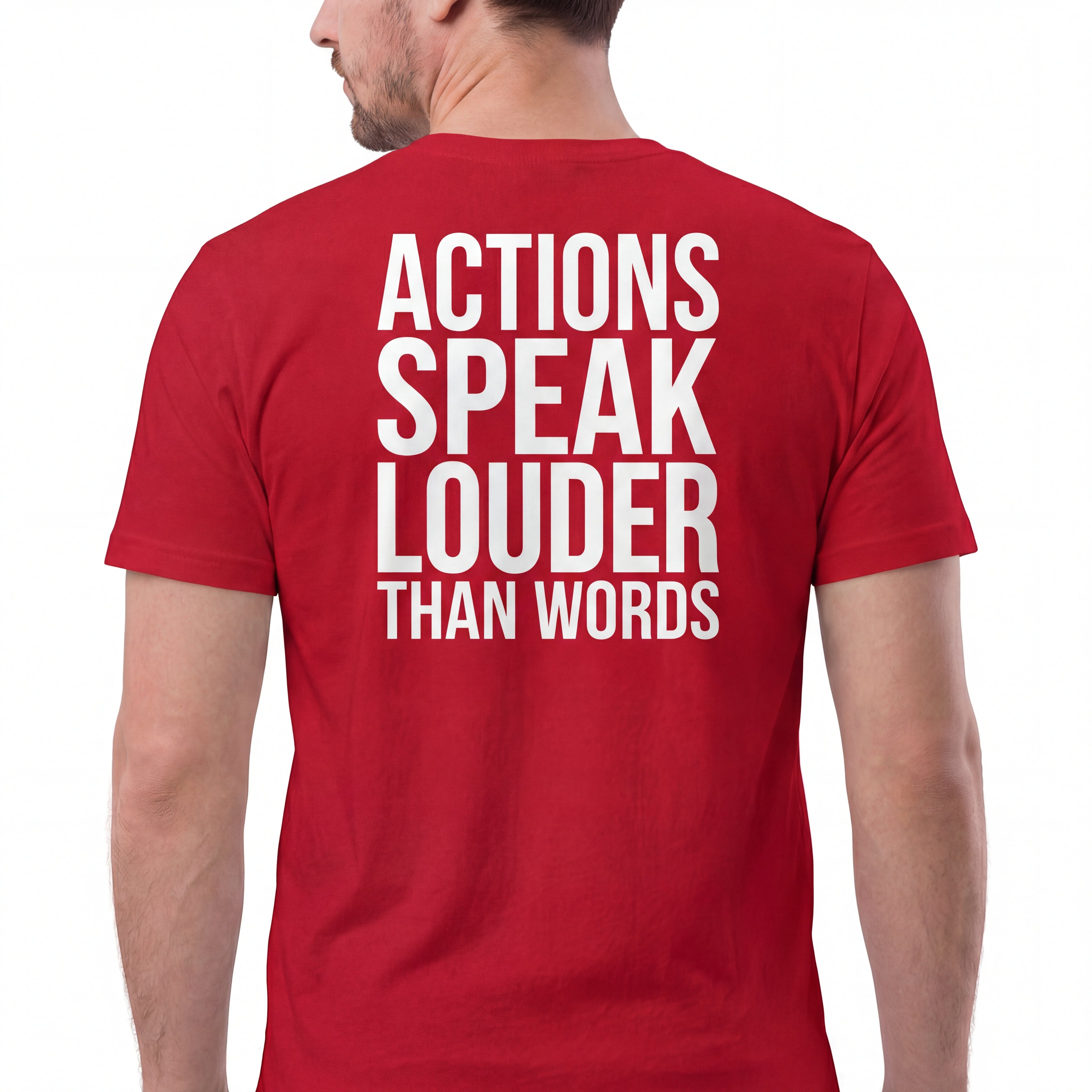 D2R Red Cotton Crew Shirt