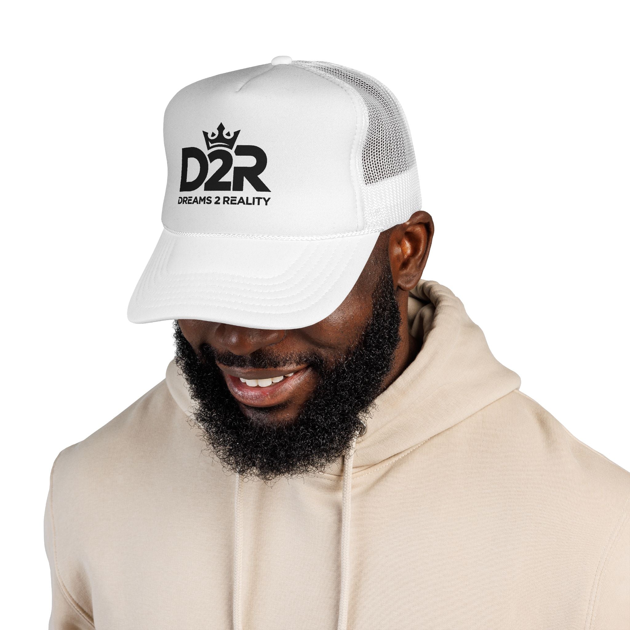 D2R Logo Trucker Hat — Mesh Back