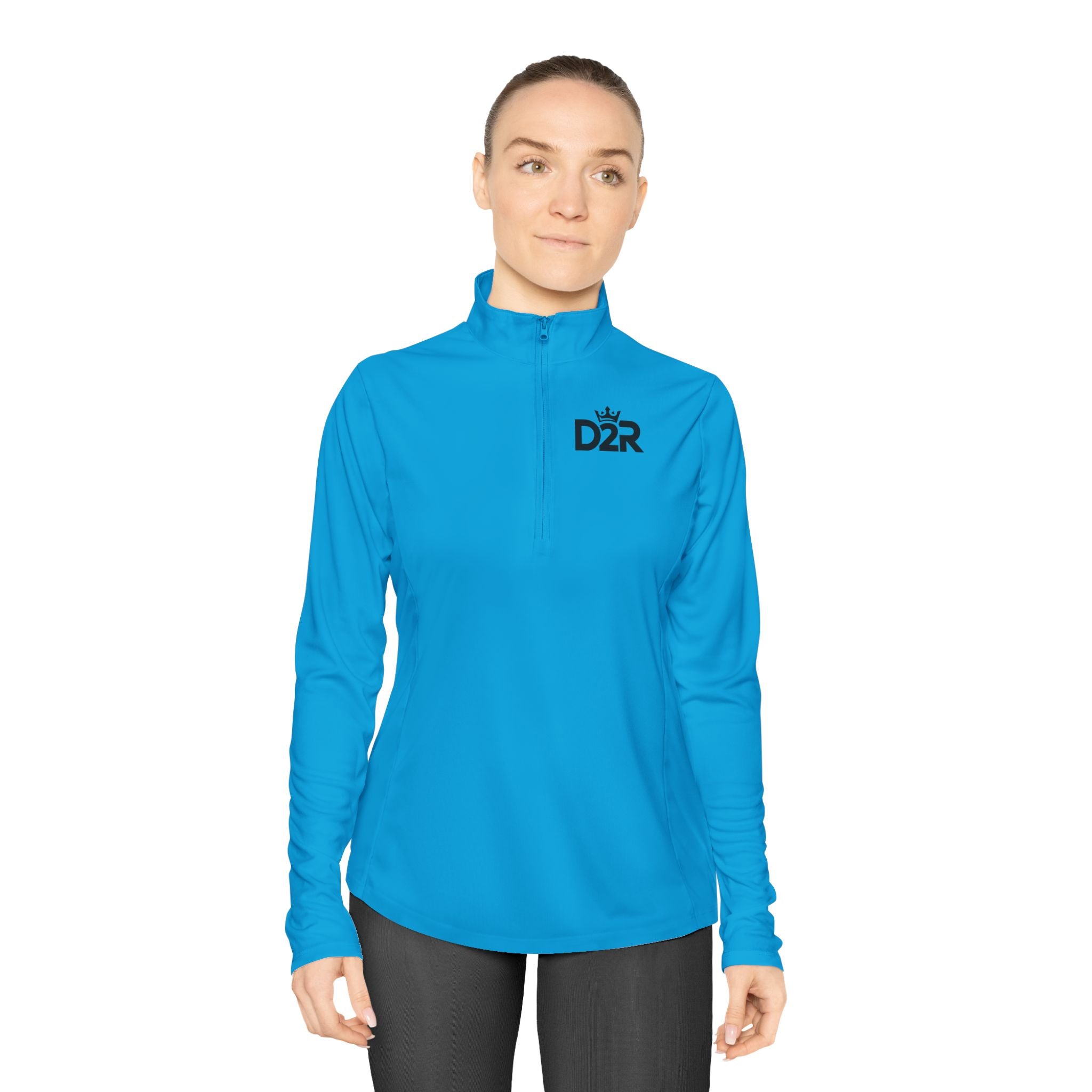 Ladies Quarter-Zip Pullover — D2R