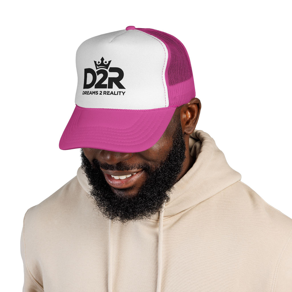 D2R Logo Trucker Hat — Mesh Back