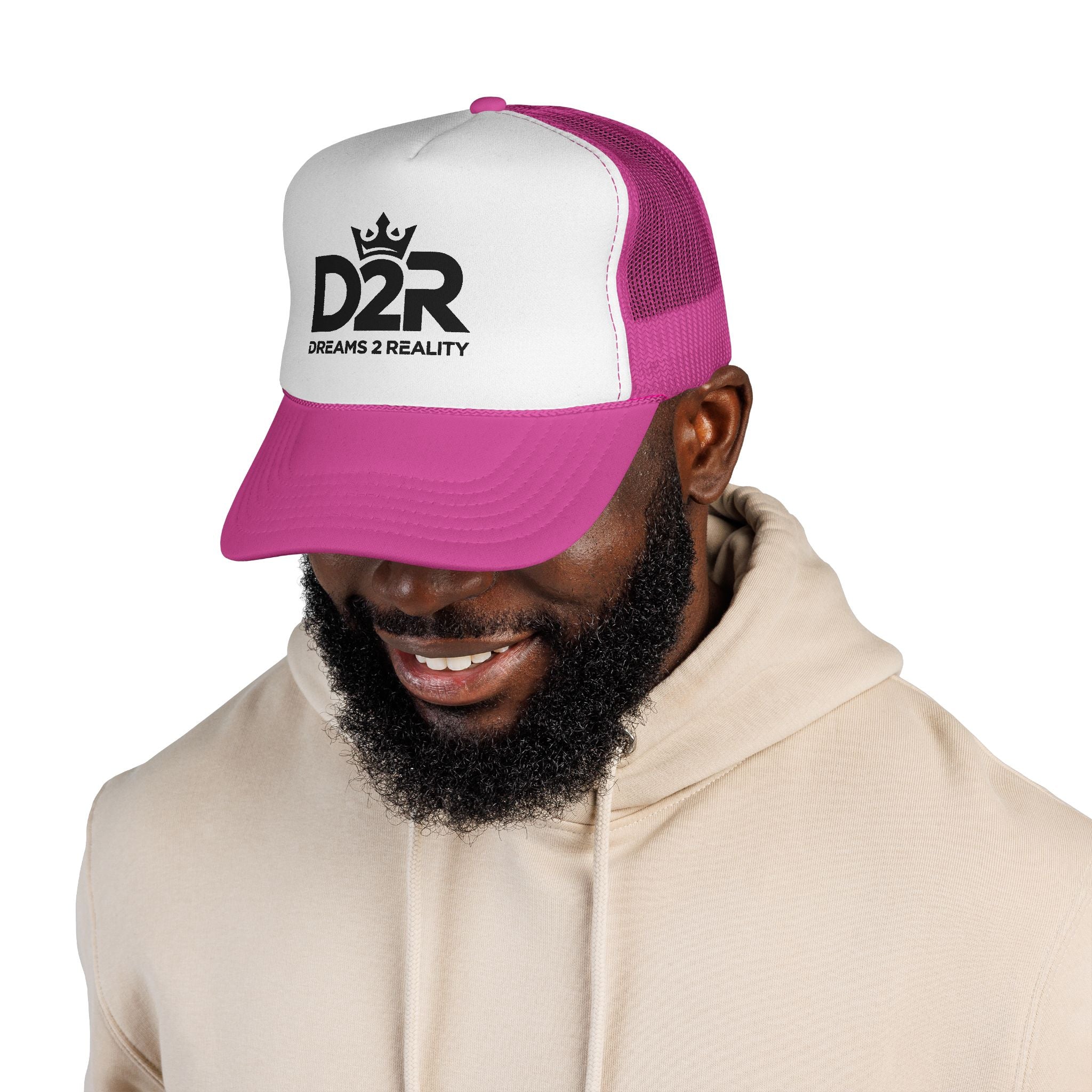 D2R Logo Trucker Hat — Mesh Back