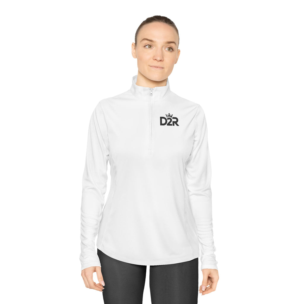 Ladies Quarter-Zip Pullover — D2R