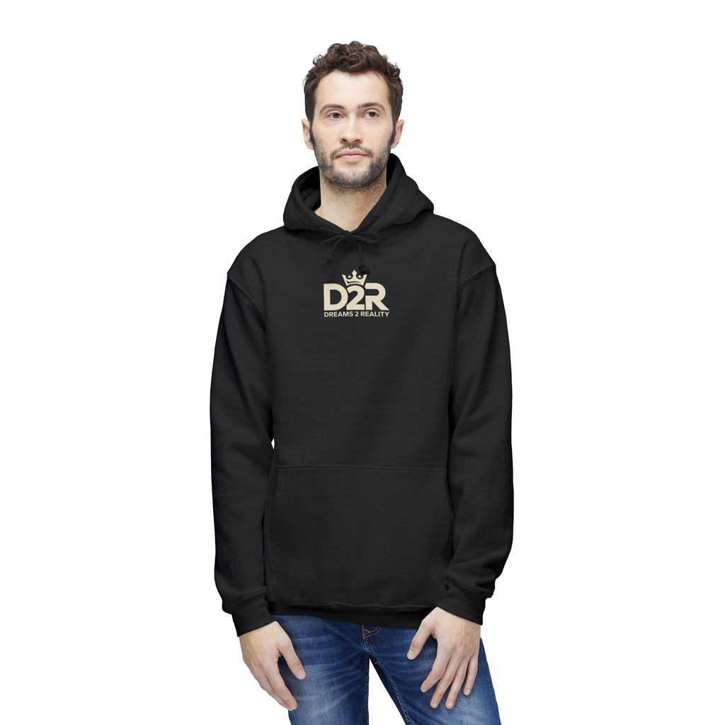 D2R Hoodie — "Excuses Don't Deposit"