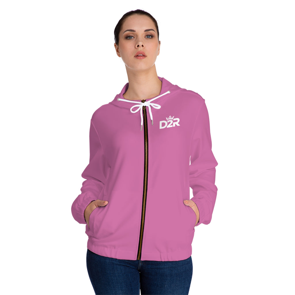 Women’s Full-Zip Hoodie - D2R Logo